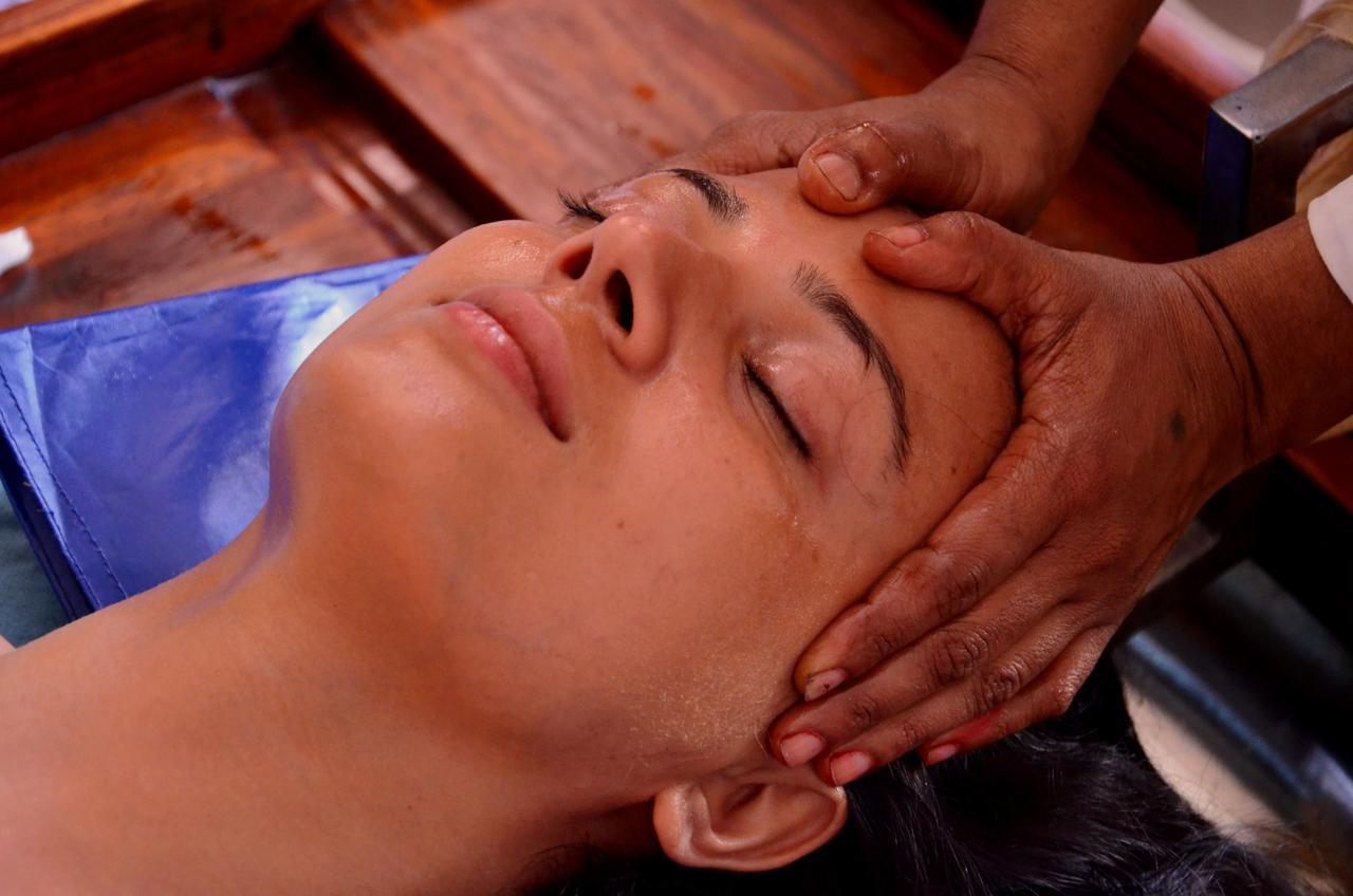 فندق Rishīkeshفي  Ganga Vatika Ayurveda Bhavan المظهر الخارجي الصورة
